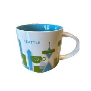 Starbucks 2015 Seattle You Are Here Coffee Mug/Cup 14 oz VG Pre-owned
